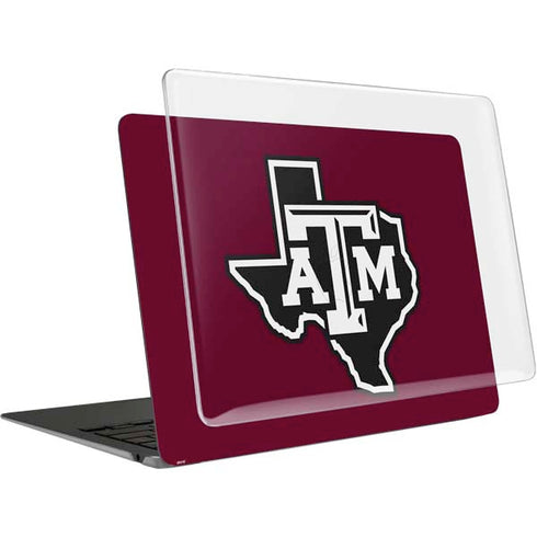 Texas A&M University Black Logo MacBook Air 15in (2023-2025) Case plus Skin